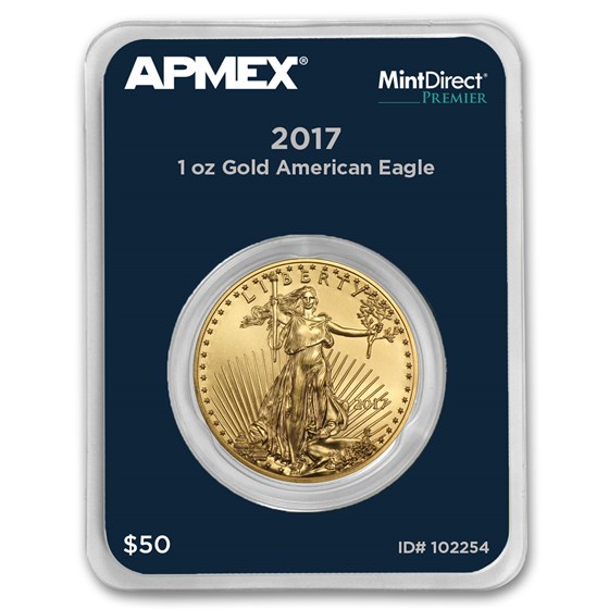 2017 1 oz Gold American Eagle (MintDirect® Premier Single) 2017 1 oz Gold American Eagle (MintDirect® Premier Single)